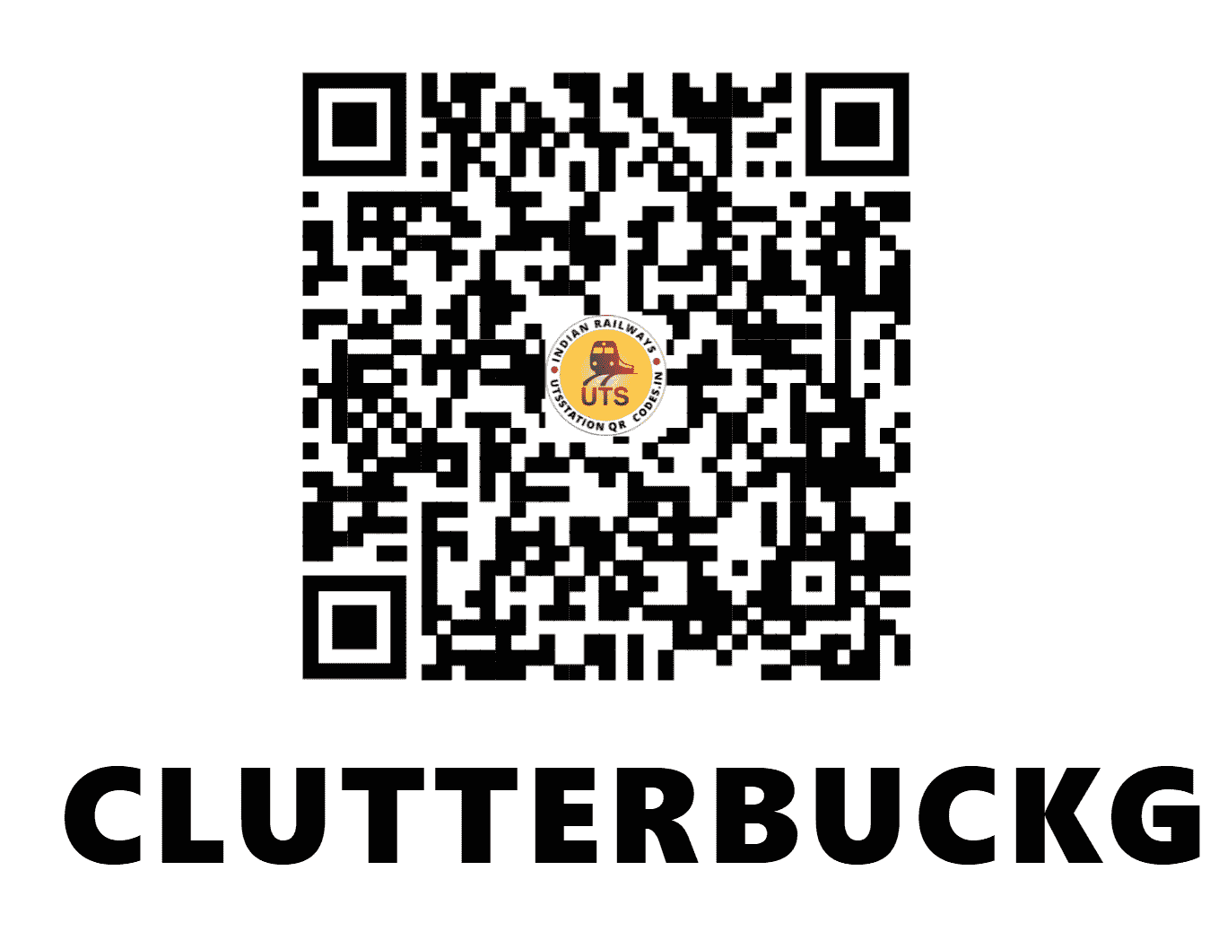 UTS QR Code for CLUTTERBUCKGANJ - CBJ - NR (UTTAR PRADESH)